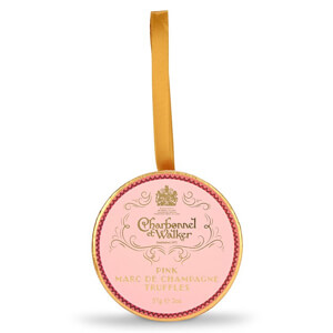 Charbonnel et Walker Pink Marc de Champagne Christmas Bauble